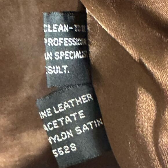 Vintage Wendi Q by Saxony Leather Jacket Brown Oversized 80s 90s Korea Women’s M - Picture 13 of 13